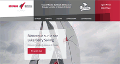 Desktop Screenshot of lukeberry-sailing.com