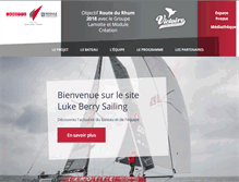 Tablet Screenshot of lukeberry-sailing.com